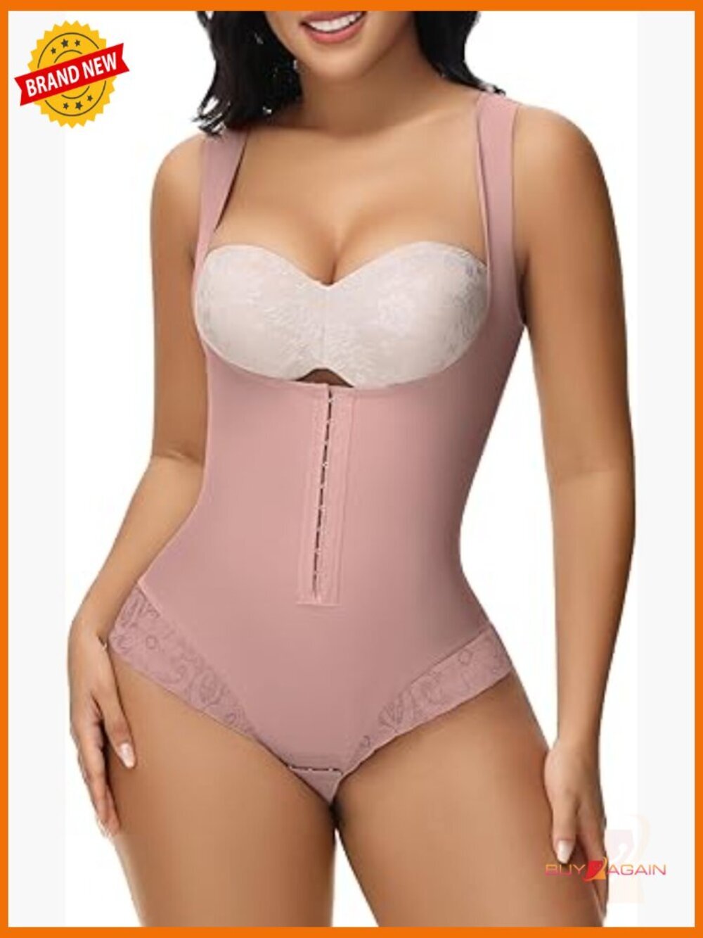 Tummy Control Bodysuit Waist Trainer Open Bust Fajas Colombianas Thong Shapewear